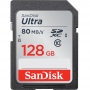 Карта памяти Sandisk Ultra SDXC Class 10 UHS-I 80MB/s 128GB